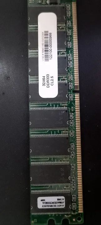 Memória Ram Ddr 1gb 333 Mhz