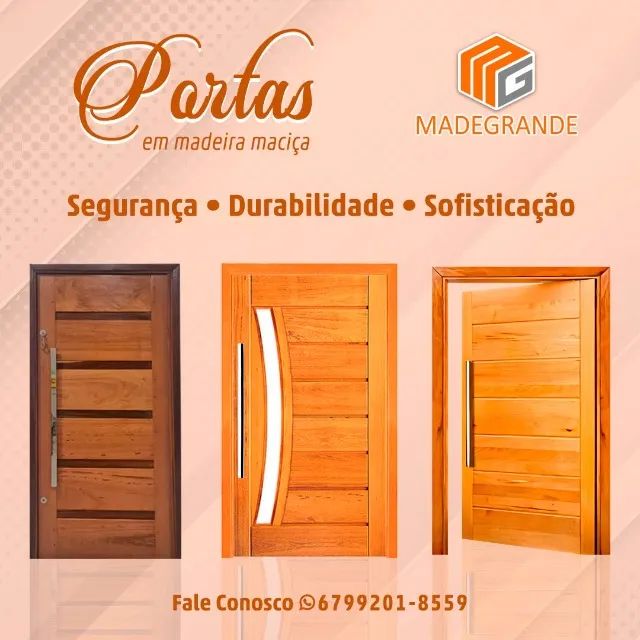 Portas em Madeira Maciça