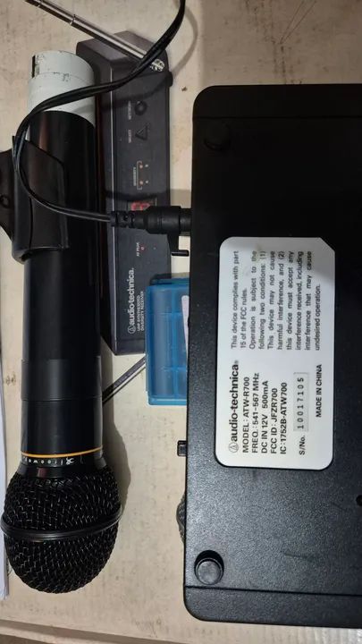Microfone sem fio Audio Technica serie Atw R 700 - Foto 4