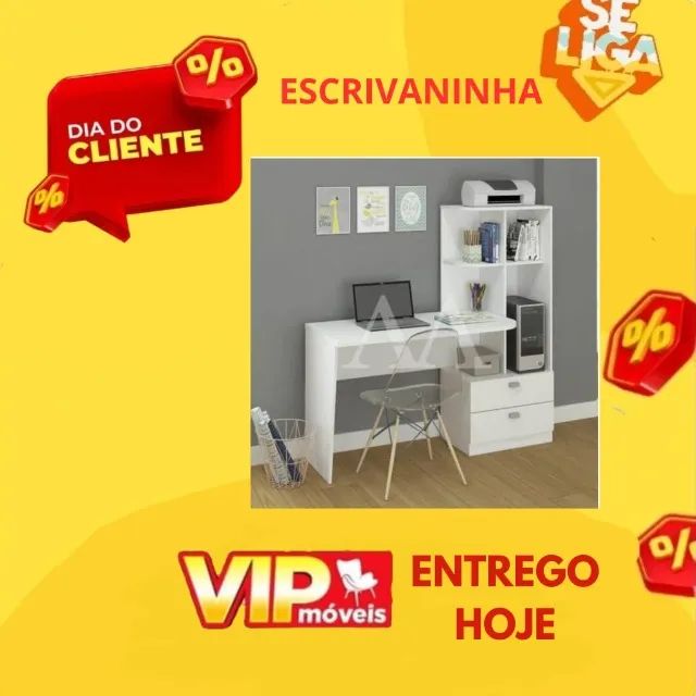  Escrivaninha Bonita/ Entrega Hoje/ Pague ao motorista ao receber seu produto / Novo