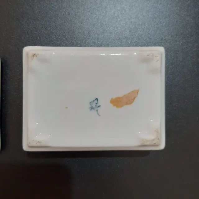 Antigo Porta-Joias Vanwall Porcelana Herber - Foto 4