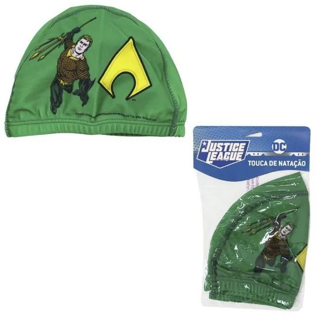 Touca Natação Infjustice League Bel 92900 20x14cm - Aquaman