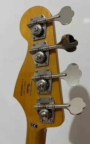 Baixo Squier By Fender Jazz Bass OWT ano 2009 zerado com bag - Foto 4