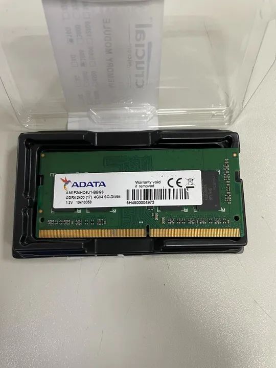 Memória Ddr4 4gb Adata 2400mhz