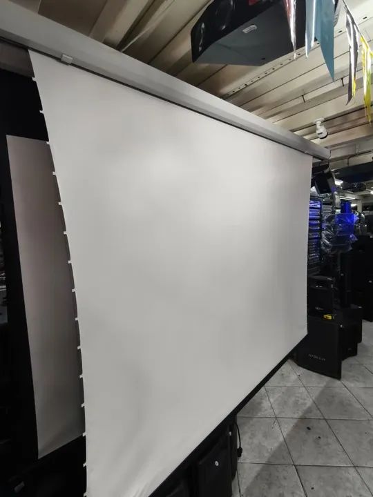 Tela De Projeção Gaia Gbh100 Tensionada Elétrica 100 E Ctl! - Foto 2