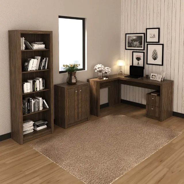Office Furniture, 3-Piece Set, Excellent Value for Money, R$1,305.25!