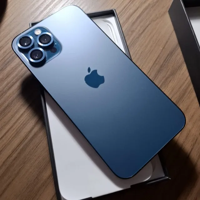 iPhone 12 Pro Max 128GB Azul Pacífico - Excelente Estado