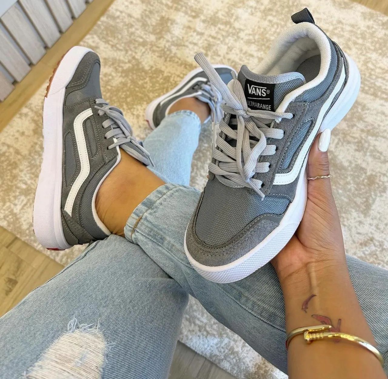 Tênis Vans UltraRange Cinza - Foto 5