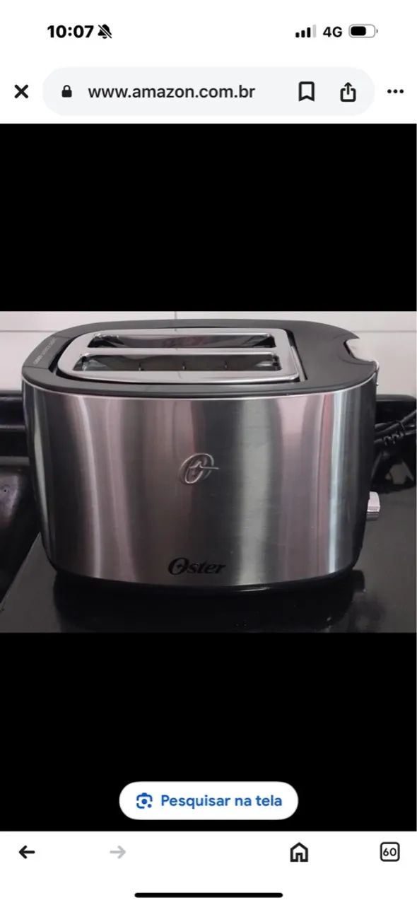 Torradeira Oster Inox Simple Life - 110V  - Foto 2