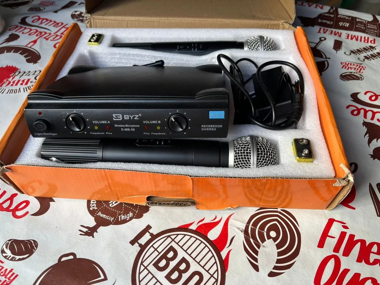 2 Microfones sem fio - Foto 3