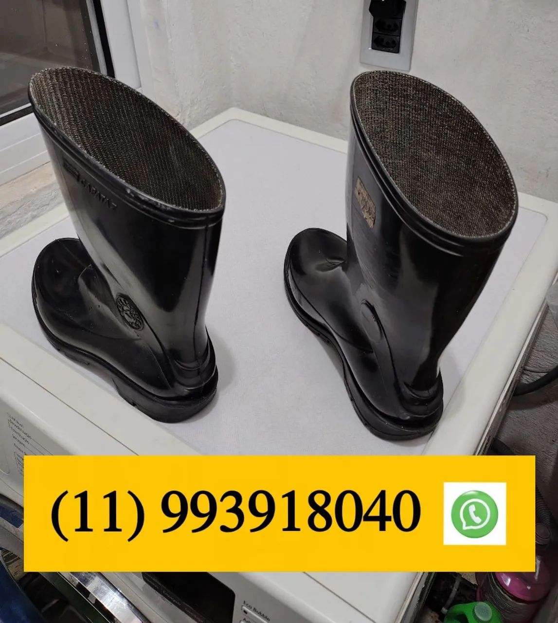 BOTAS DE SEGURANÇA EM BORRACHA 7 LÉGUAS CAPATAZ N° 38 P/ LIMPEZA, CHUVA<br>35,00 - Foto 4