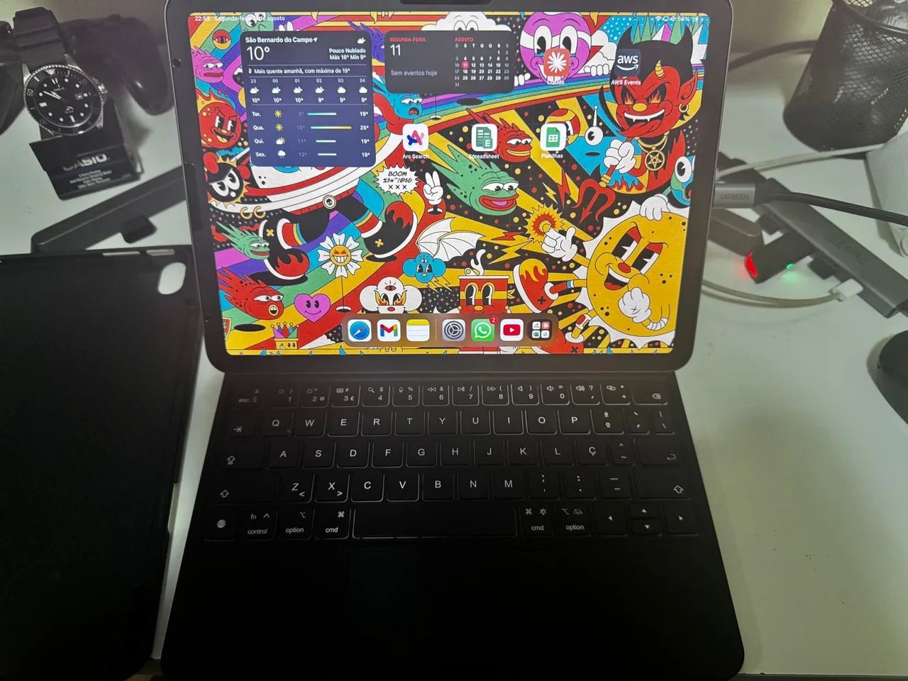 iPad M2 256gb 11? Apple Pencil PRO 2 & Teclado - Foto 5