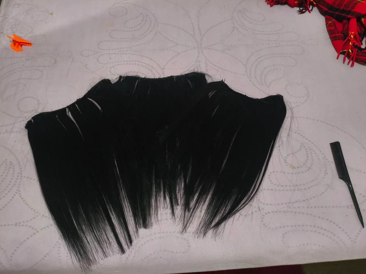 Cabelo humano preto liso - Foto 5
