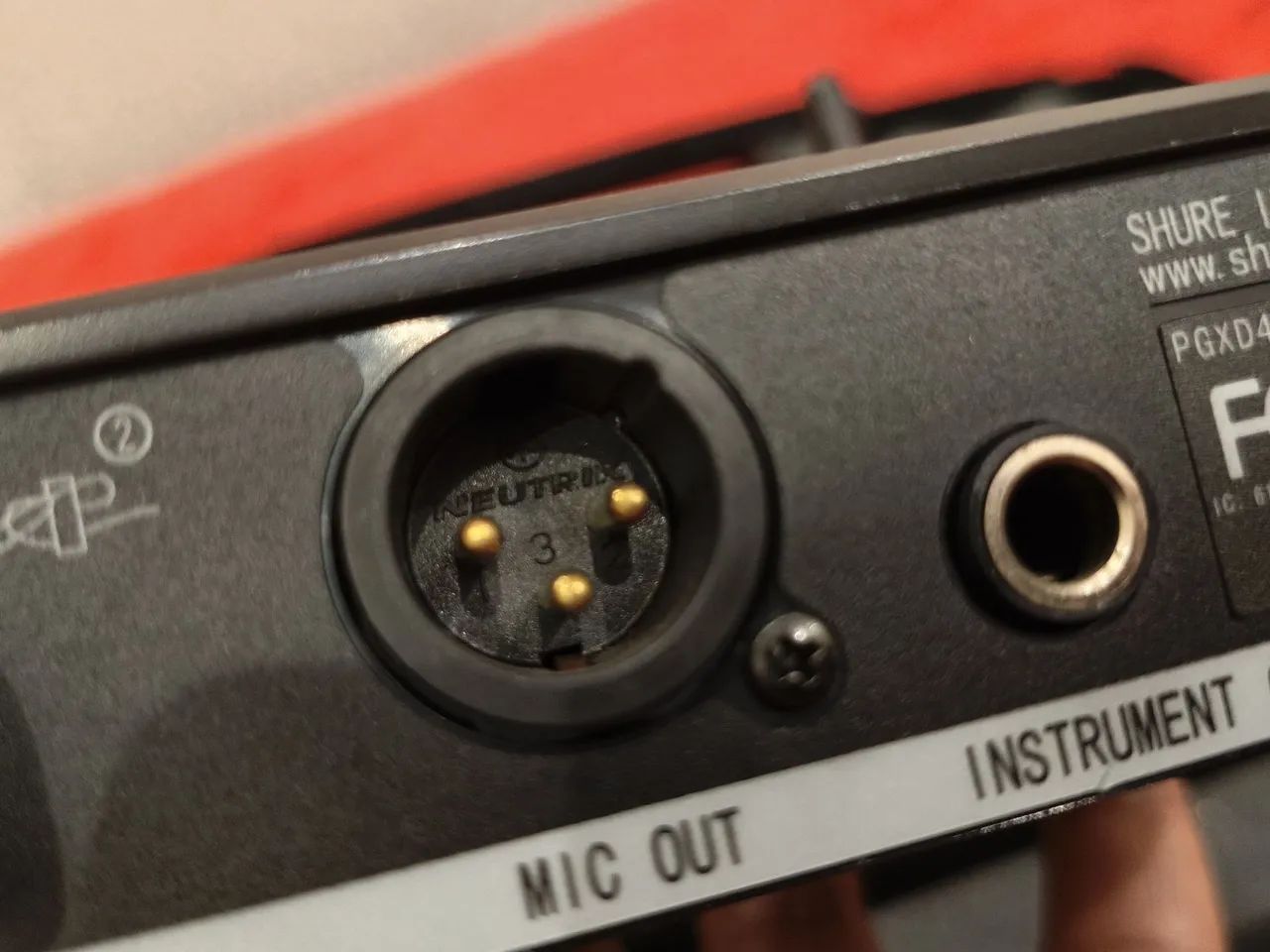 Microfone Shure Headset PGXD14 64363327318019122