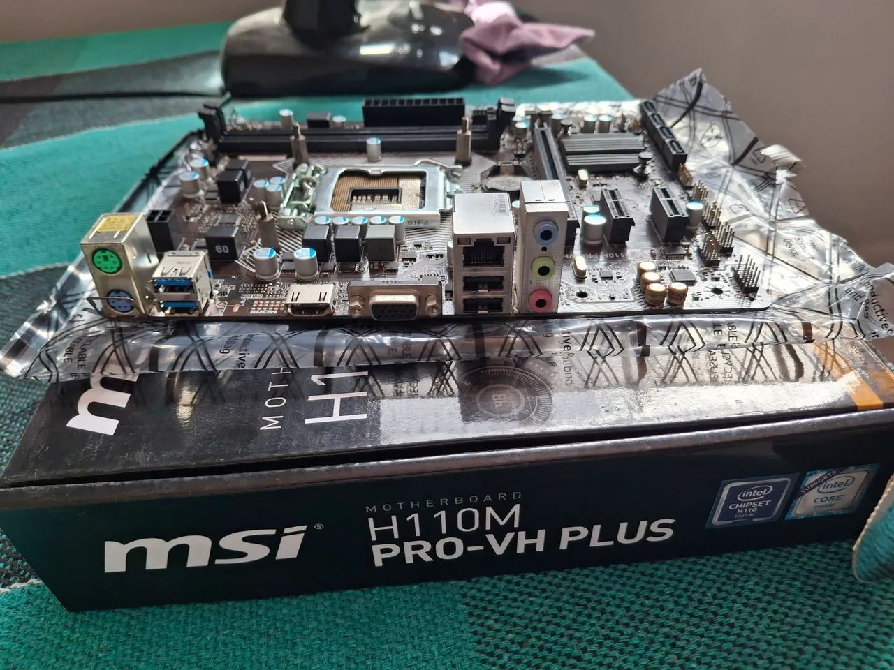 Placa Mãe Msi H110m Pro Vh Plus Placa-Mãe MSI H110M PRO-VH PLUS