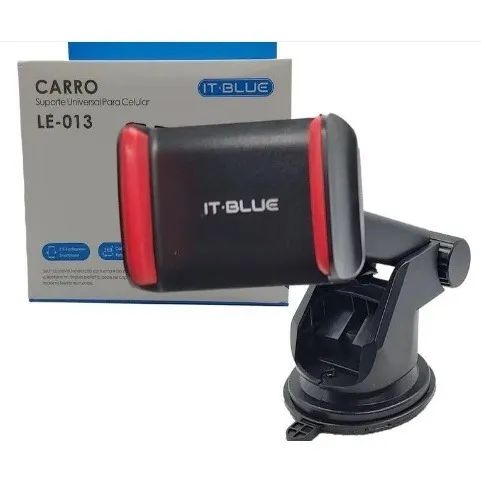 Suporte Para Celular Veicular Automotivo Universal Com ventosa It-blue Le-013 Loja Coimbra - Foto 2