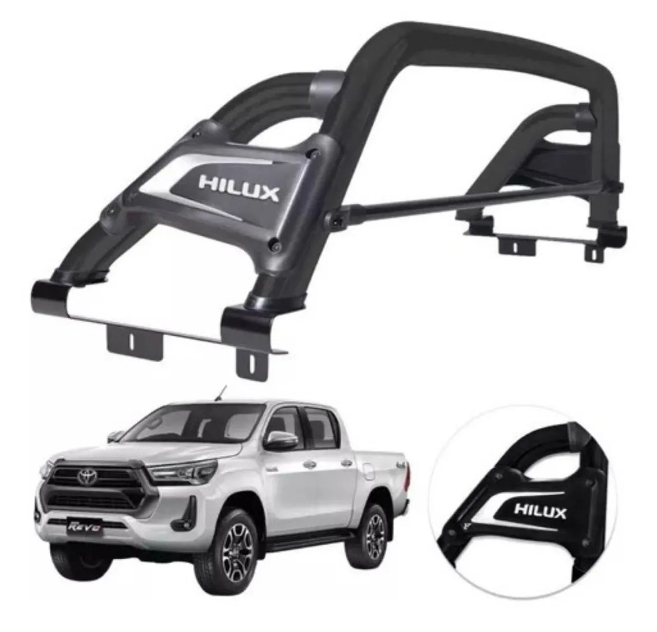 Santo Antônio Hilux Revo - Design e Proteção