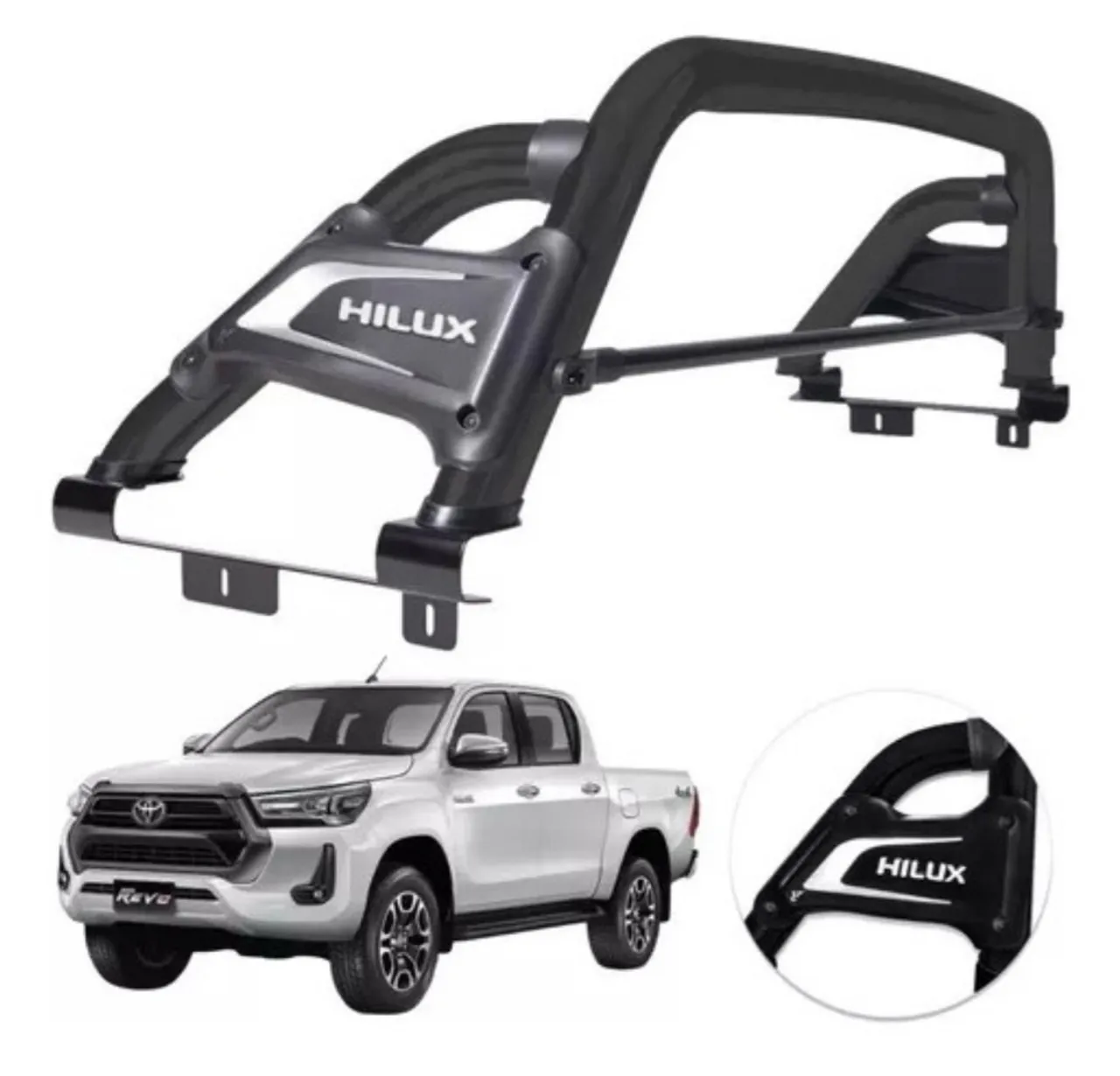 Santo Antônio Hilux Revo - Design e Proteção
