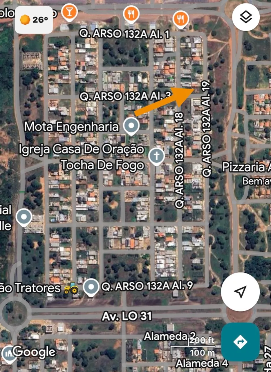 Agio de Lote esquina na 1305 Sul Aceito Troca