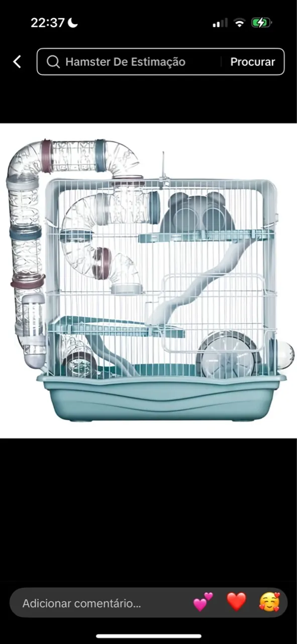 Gaiola Safari + hamster