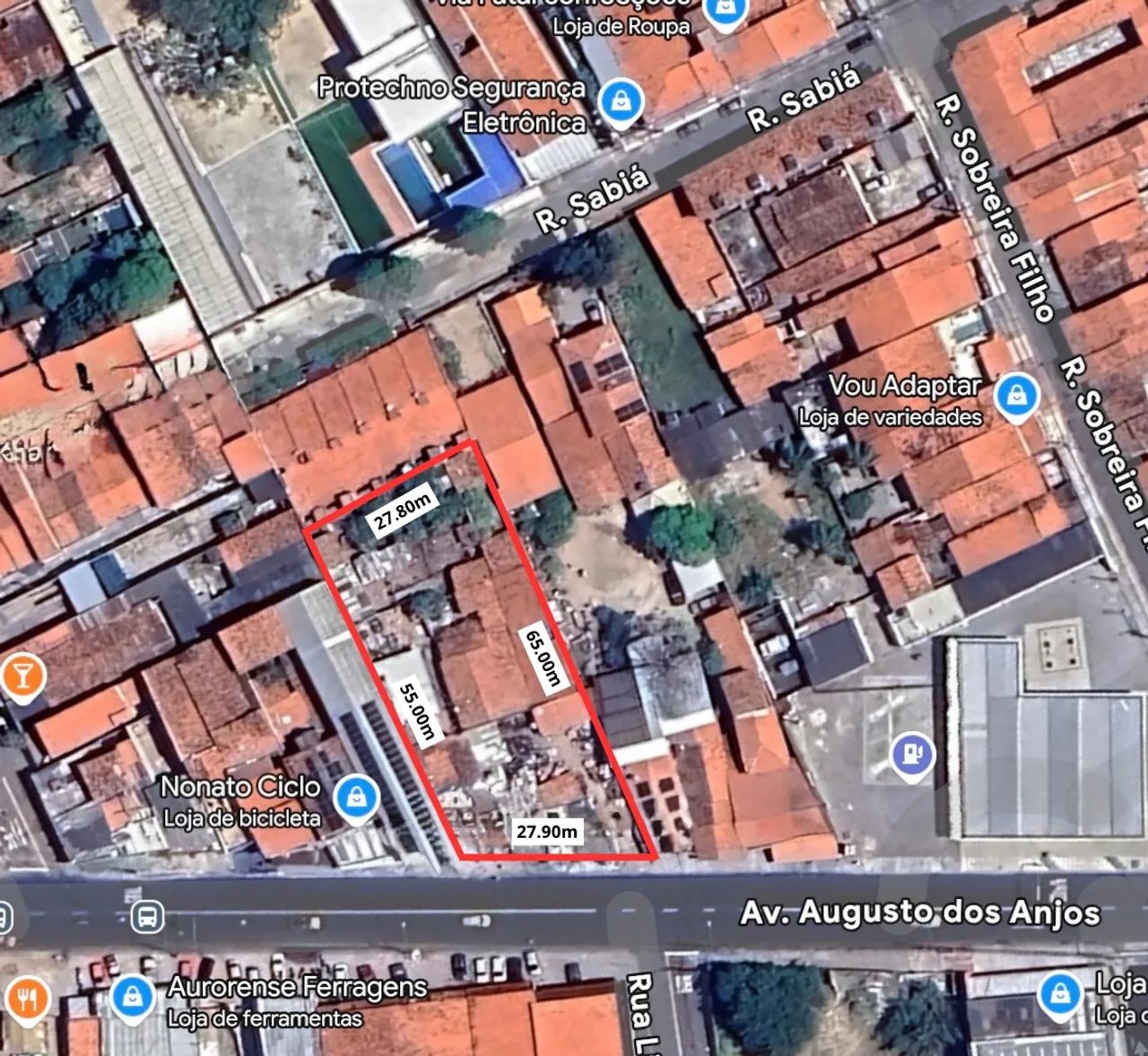 Imóvel comercial / Terreno Av. Augusto dos Anjos 1.600m2