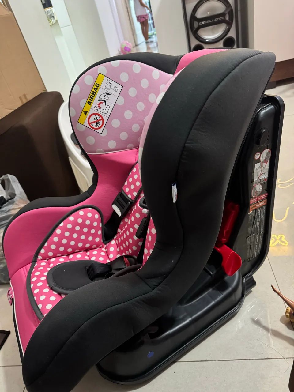 Cadeirinha infantil Minie para carro - Foto 6