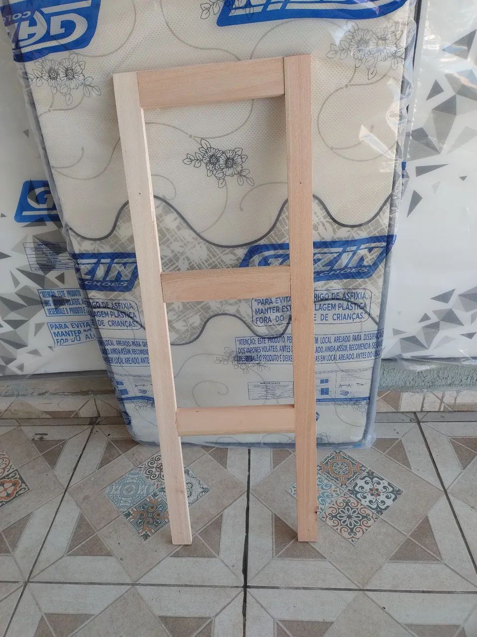 Escada para beliche novos eucalipto  - Foto 2