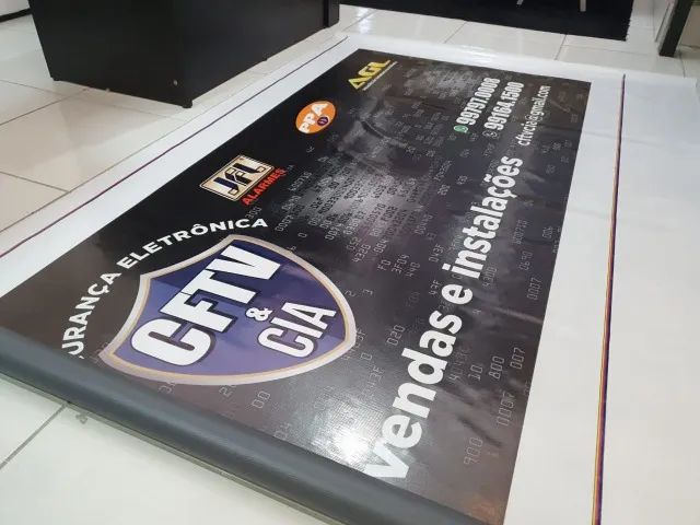 Lona/Banner impressa personalizada com sua arte (Gráfica Comunicação Visual)