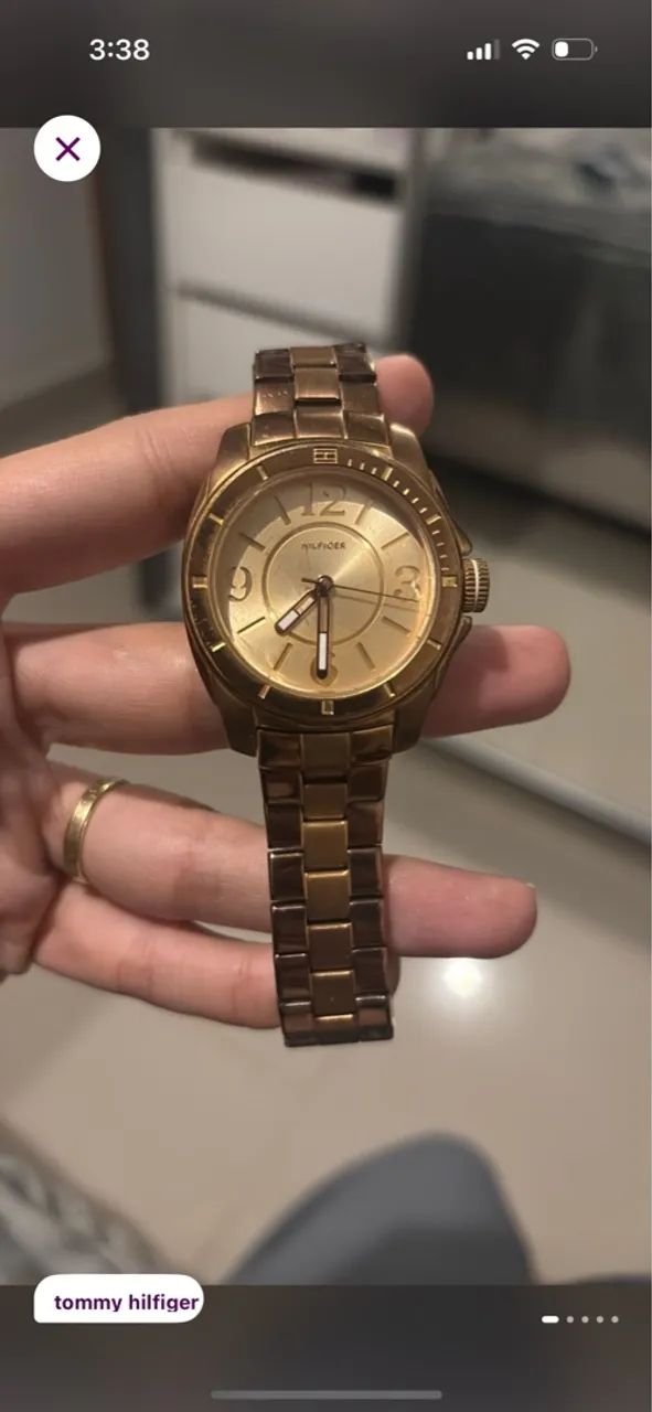 Relógio Tommy Hilfiger Dourado