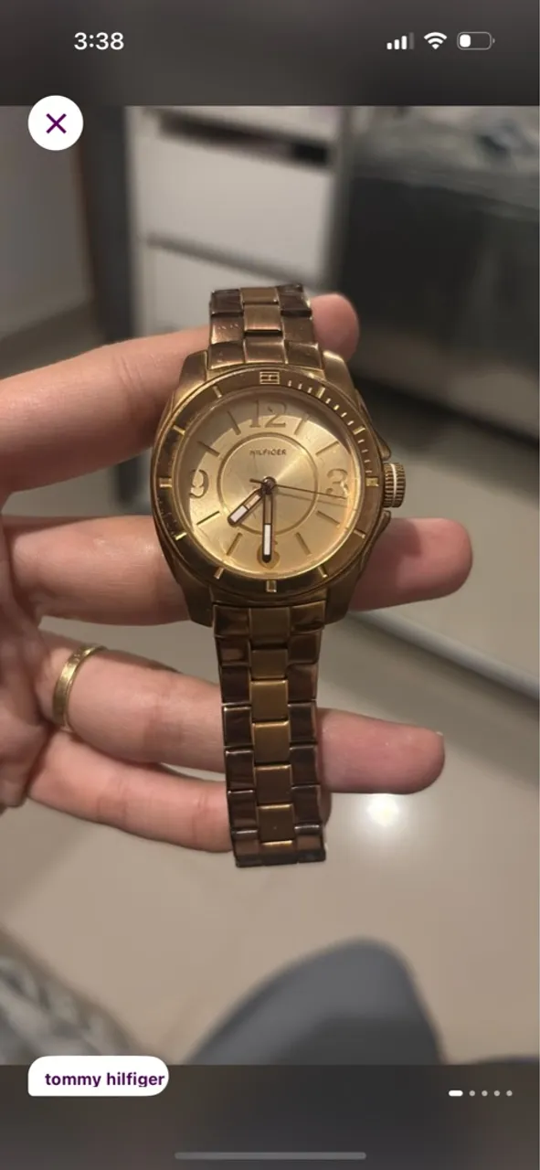 Relógio Tommy Hilfiger Dourado