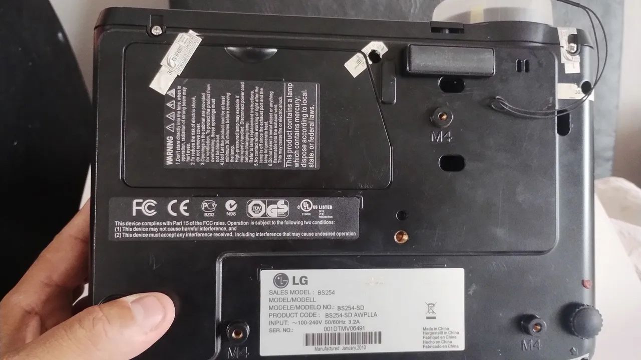 Projetor LG com DEFEITO BS254 - Foto 4