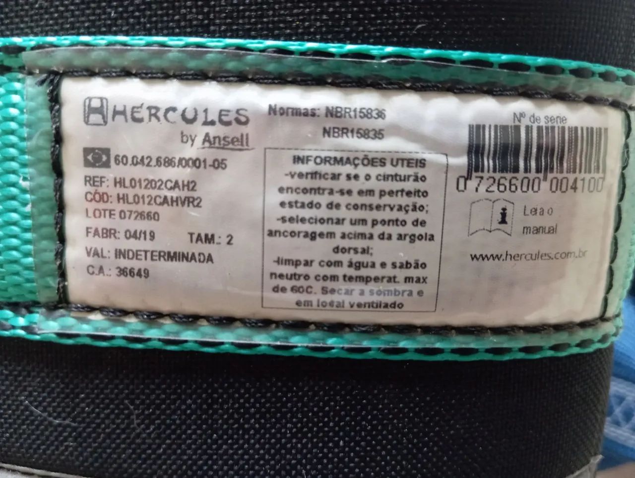 Cinto de segurança para trabalho - Foto 2