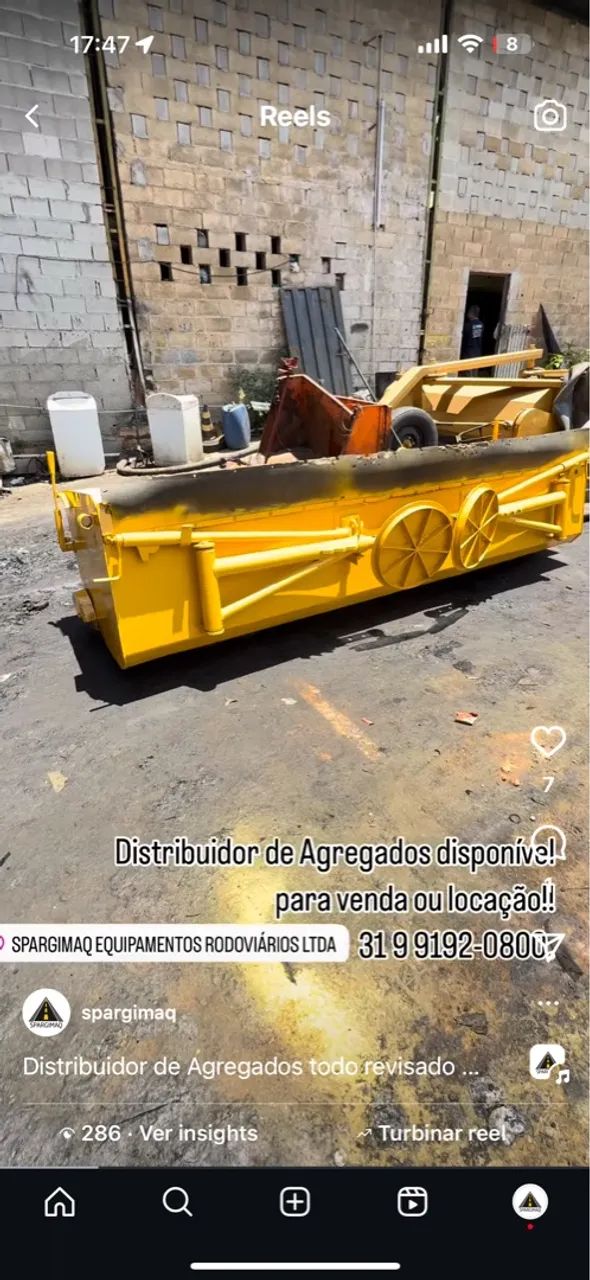 Distribuidor de agregados. - Foto 4