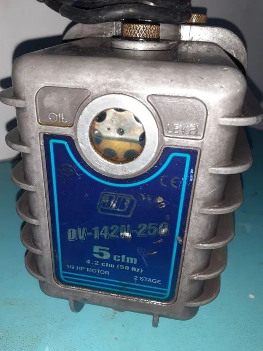 Bomba de vacuo JB 5 CFM duplo estágio americana - Foto 2