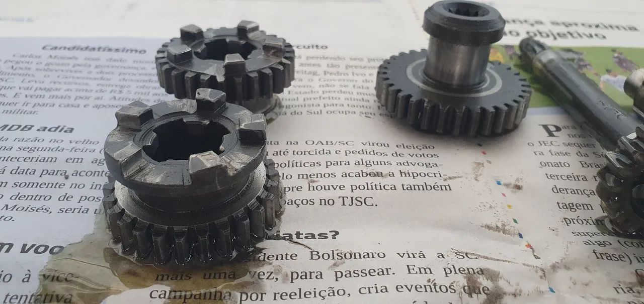 Jogo de engrenagens Caixa lambretta LD - Foto 2
