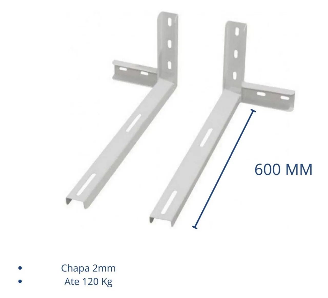 Kit Suportes 600mm Condensadora até 105kg