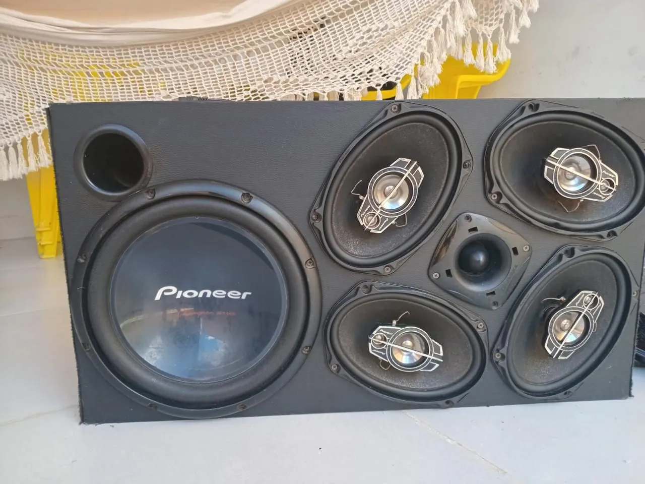 Caixa de Som Automotivo Pioneer Completa