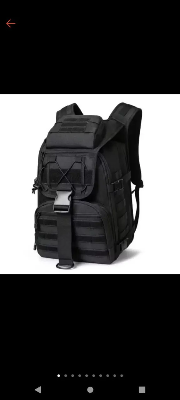 Mochila Tática Militar Preta