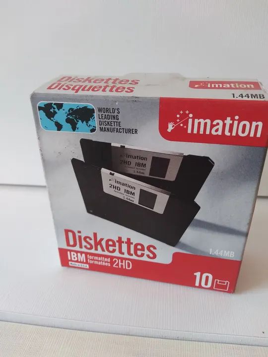 Disquetes IBM 2HD  1.44MB. 10 peças  - Foto 3