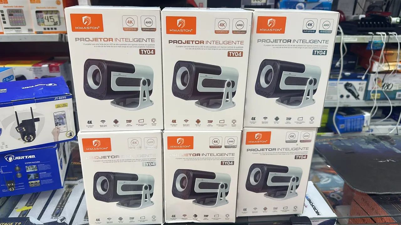 Projetor Inteligente H'MASTON 4K - TYO4 - Foto 5