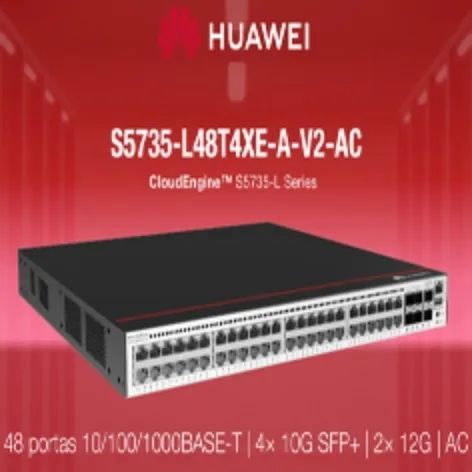 Switch Huawei S5735-l24t4xe-a-v2, 24p Giga, 4x Sfp 9425