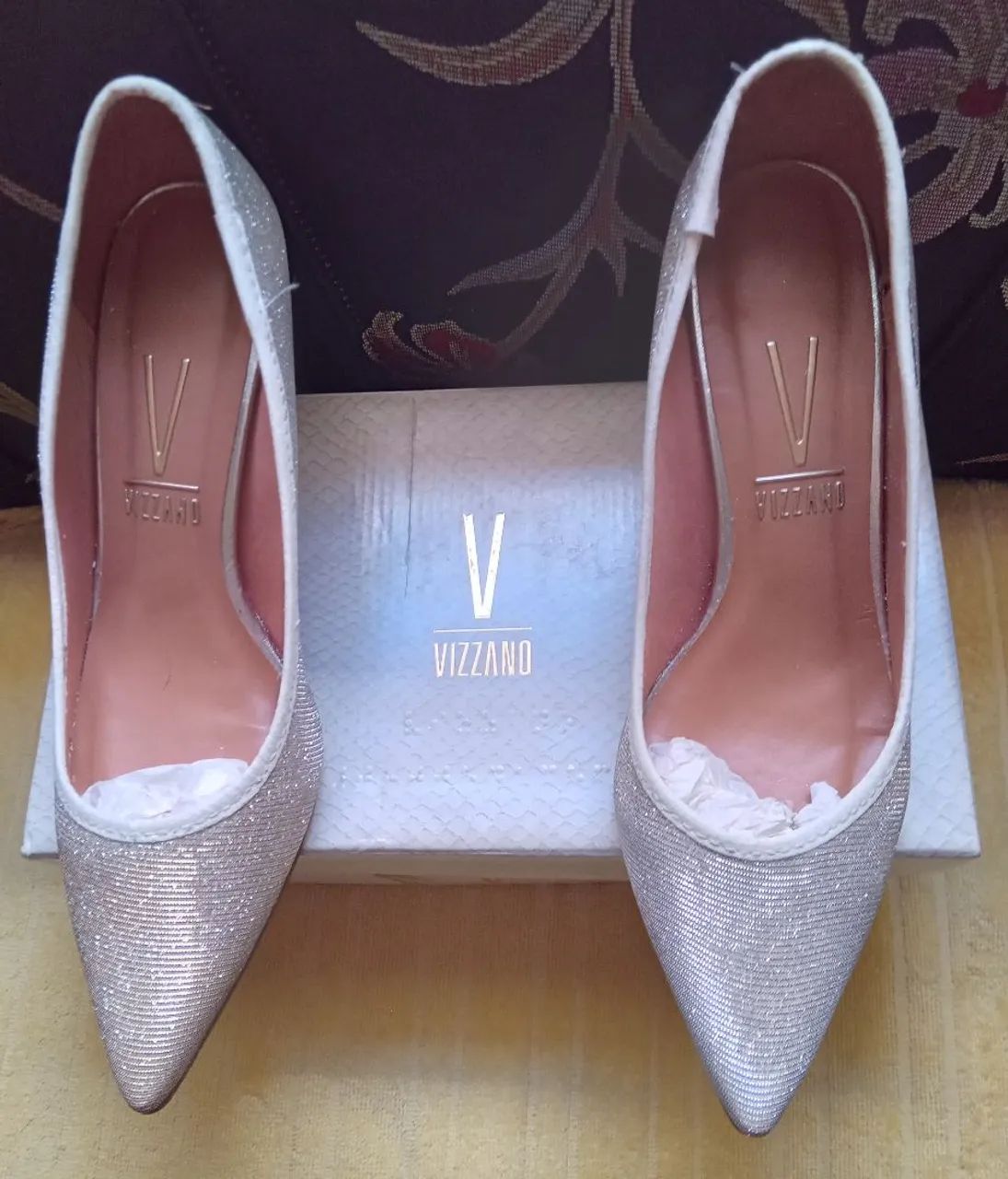 SCARPIN  PRATA VIZZANO