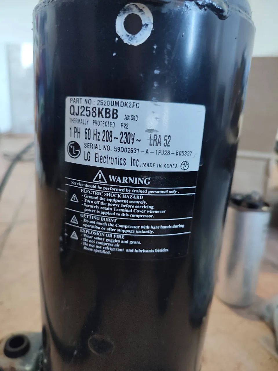 Compressor 18000 btus