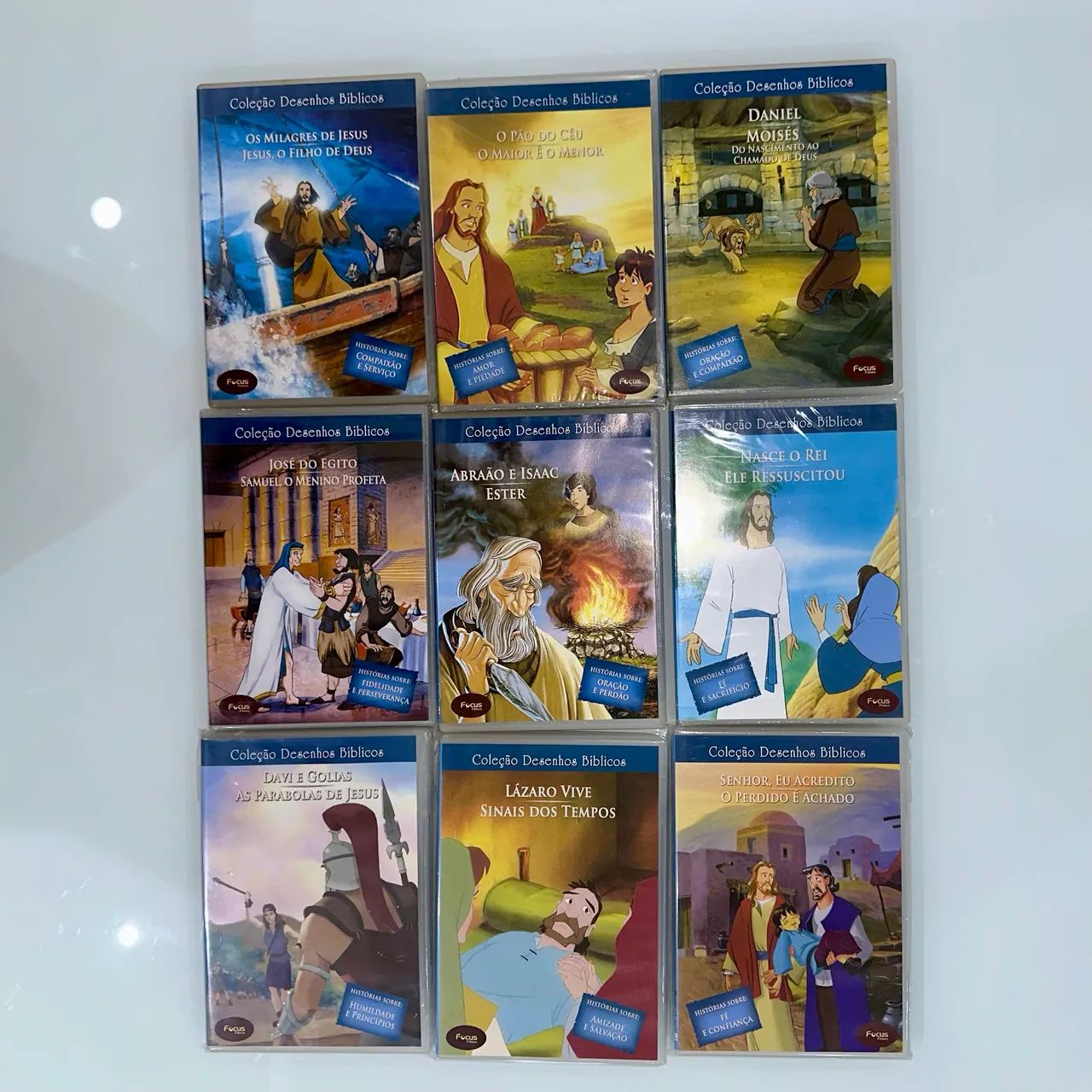 Coleção Completa DVDs Desenhos Biblicos - Foto 2