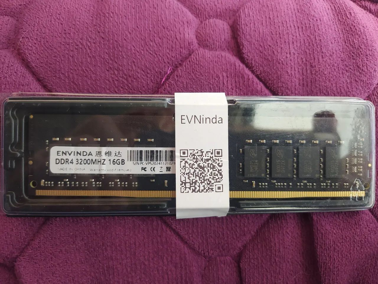 Memória RAM DDR4 3200MHz 16GB ENVINDA