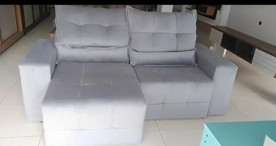 Sofá retratil e reclinavel 