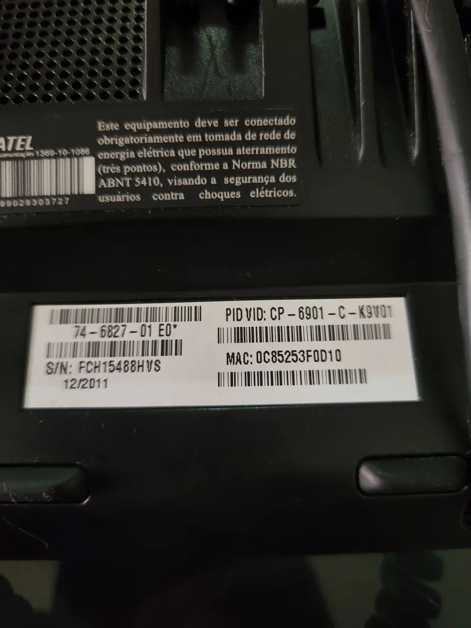 Telefone Cisco CP-6901-C - usado - Foto 6