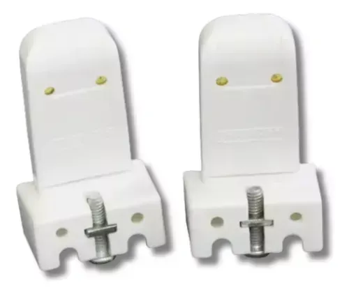 Kit 10 Soquetes Lampada Fluorecente Luminária Com Parafuso