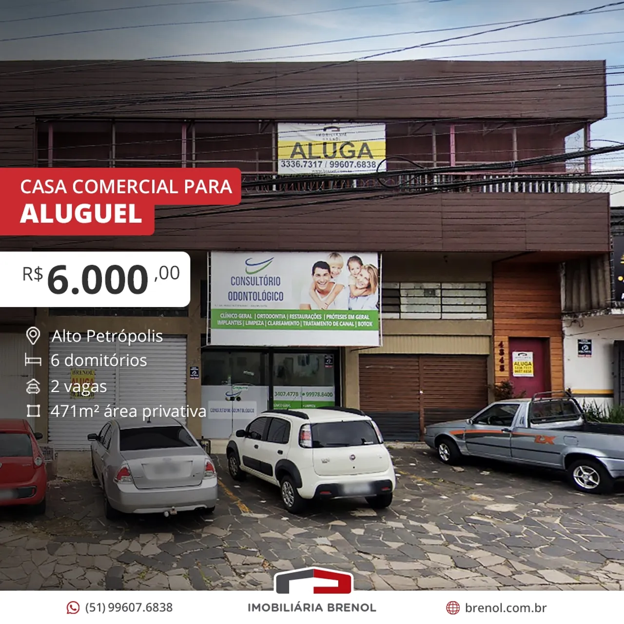 Sobrado para aluguel com 471 metros quadrados com 6 quartos em Rio Branco - Porto Alegre -
