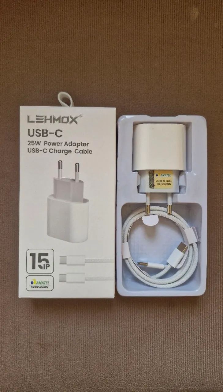 Carregador Rápido Android e IPhone 25W Compatível Tipo-c  - Foto 3